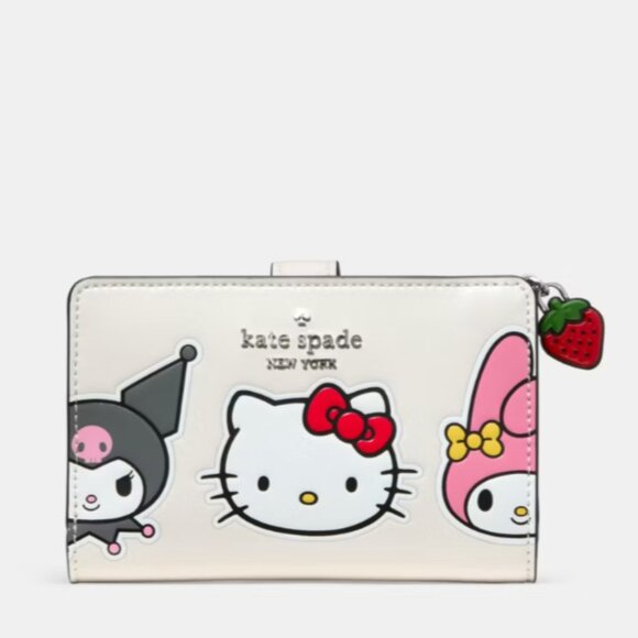 Hello Kitty And Friends X Kate Spade New York Medium Bifold Wallet - Picture 2 of 8